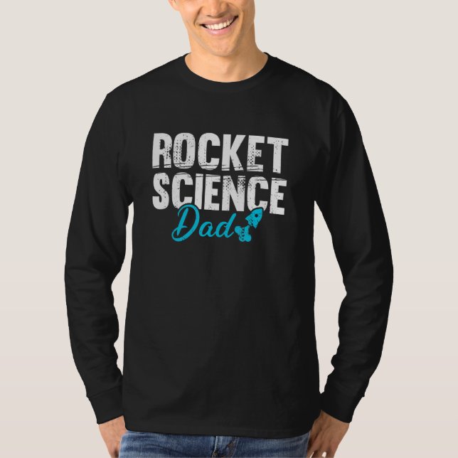 Mens Space Engineering Aerospace Rocket Science Da T-Shirt (Vorderseite)
