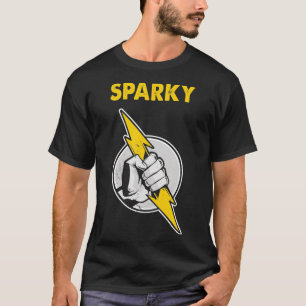 Mens Sparky Electrician Hand Blitze T-Shirt
