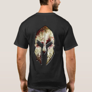Mens Spartan Helmet Griechischer Gladiator Warrior T-Shirt