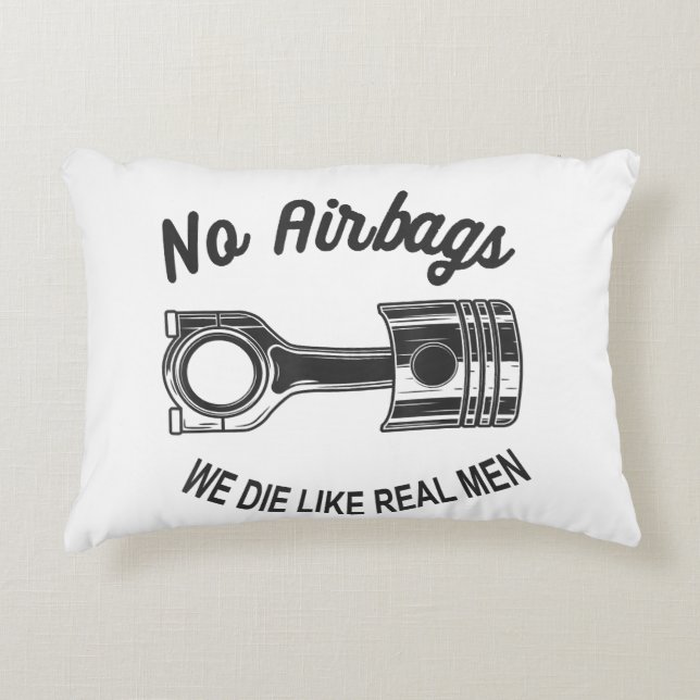 Mens Speed Racing Sportwagen Keine Airbags - Wir D Dekokissen (Vorderseite)