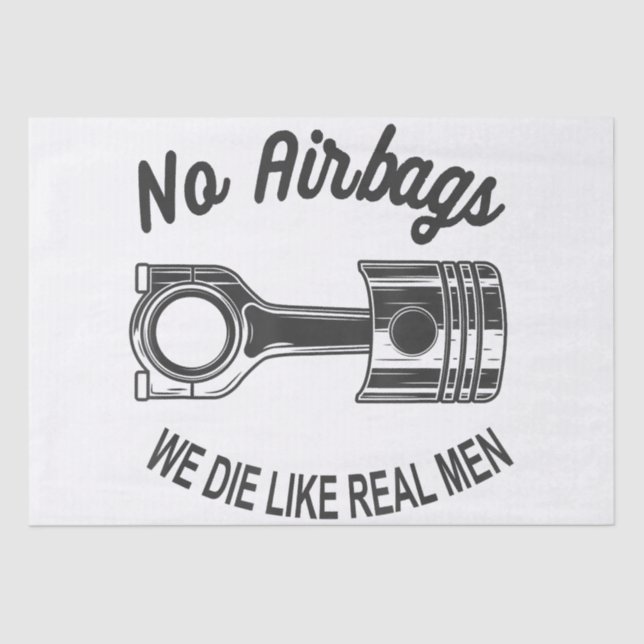 Mens Speed Racing Sportwagen Keine Airbags - Wir D Seidenpapier (Vorderseite)