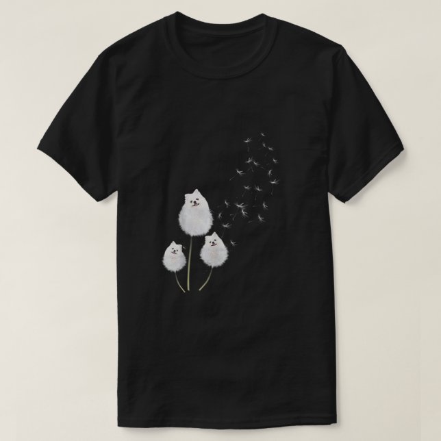 Mens Spitz Dandelion Blume T-Shirt Spitz Co (Design vorne)