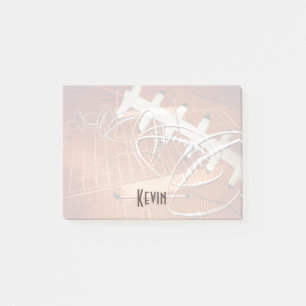 mens sport Football seinen Namen Brauch Post-it Klebezettel