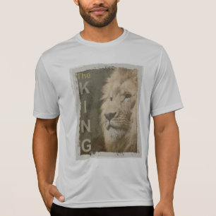 Mens Sport-Tek Wettbewerber Silver Template King T-Shirt
