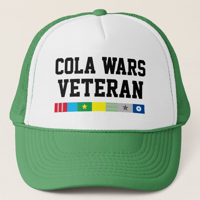 Mens Sportswear Baseball COLA WARS VETERAN Trucker Truckerkappe (Vorderseite)