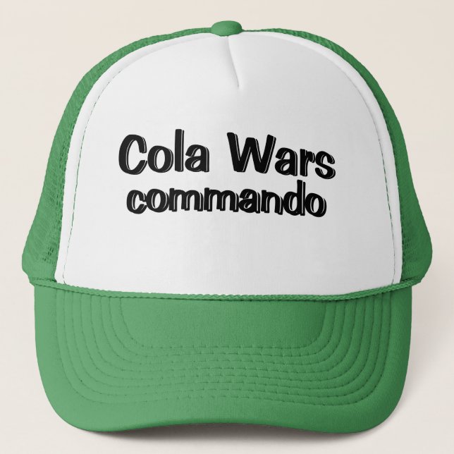Mens Sportswear Baseball Novelty COLA WARS COMMAND Truckerkappe (Vorderseite)