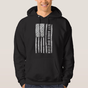 Mens Step Vater Best Bonus Vater für Stepdad Amer Hoodie