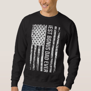 Mens Step Vater Best Bonus Vater für Stepdad Amer Sweatshirt