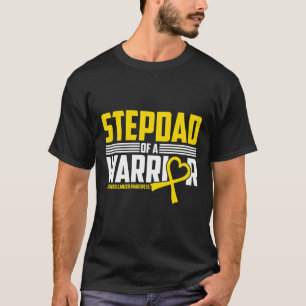 Mens Stepdad Kinder Krebs Bewusstsein Survivor R T-Shirt