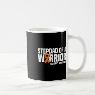 Mens Stepdad von einem Krieger Orange Ribbon Rsdcr Kaffeetasse