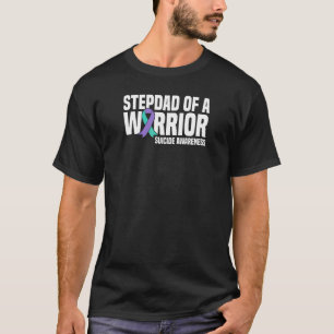 Mens Stepdad von einer Aware zur Suizidprävention  T-Shirt