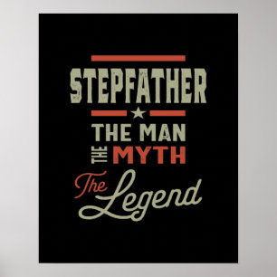 Mens Stepfather Der Mensch Der Mythos der Legende Poster