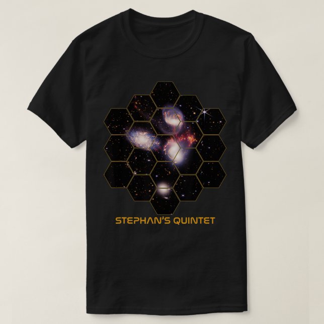 Mens Stephans Quintet James Webb Telescope JWST M T-Shirt (Design vorne)