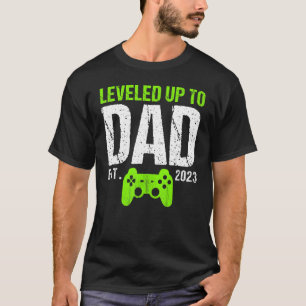 Mens stieg bis zum Vater nach 2023 neuer Dad Gamer T-Shirt