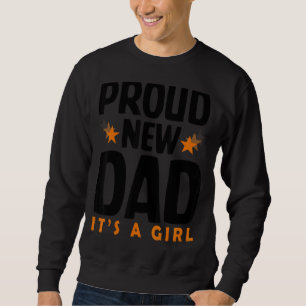 Mens Stolz neuer Papa toll für Daddy Sweatshirt