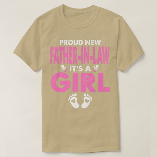 Mens Stolz neuer VaterImGesetz ist die weibliche G T-Shirt (Design vorne)