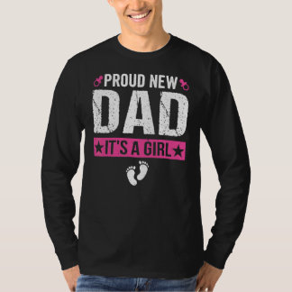 Mens Stolz New Dad Es ist ein Mädchen, das ein Ges T-Shirt