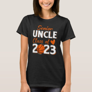 Mens Stolz Onkel eines 2023 Senior Basketball Grad T-Shirt