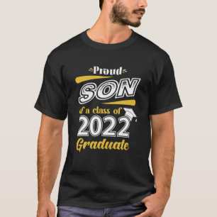 Mens Stolz Sohn einer Klasse von 2022 Absolvent Se T-Shirt