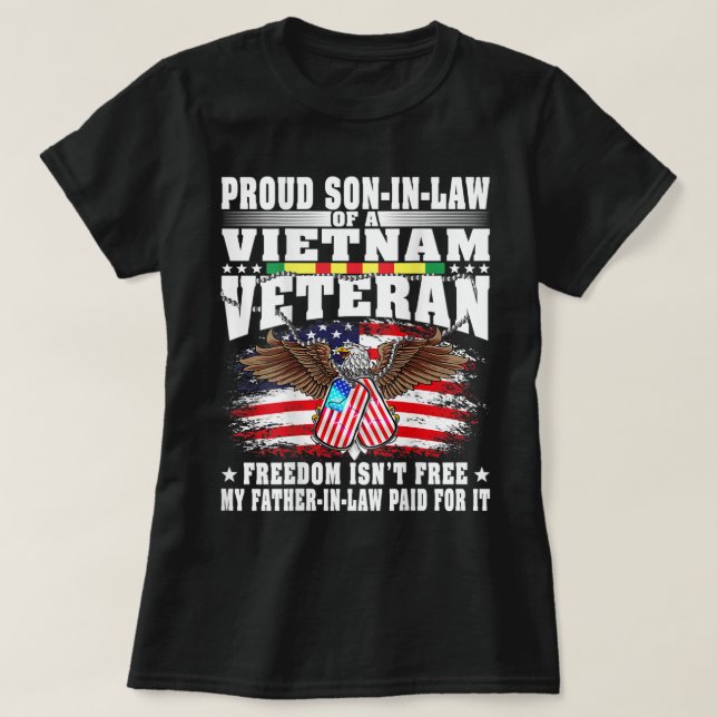 Mens Stolz Sohn eines vietnamesischen Veteranen-Mi T-Shirt (Design vorne)