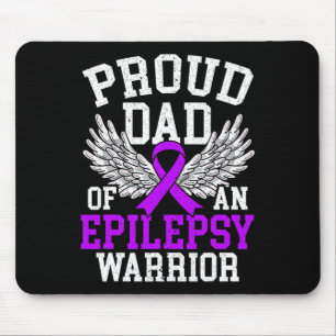 Mens Stolzer Vater einer Epilepsie-Epilepsie-Awa Mousepad