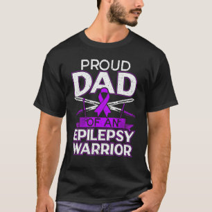 Mens Stolzer Vater einer Epilepsie-Epilepsie-Awa T-Shirt