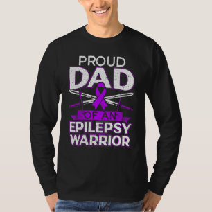 Mens Stolzer Vater einer Epilepsie-Epilepsie-Awa T-Shirt