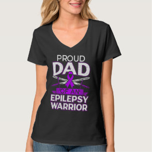 Mens Stolzer Vater einer Epilepsie-Epilepsie-Awa T-Shirt