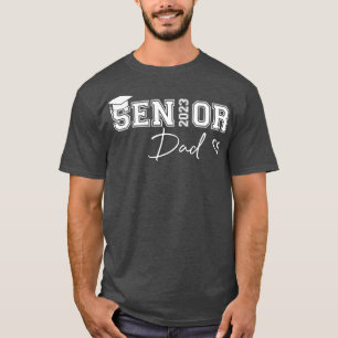 Mens stolzes Papa niedliches Herz Graduate Senior  T-Shirt