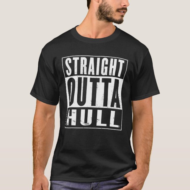 Mens Straight Outdoor Hull Funny T-Shirt (Vorderseite)