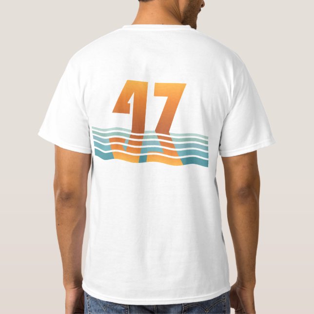 Men's Sunset 47 Two-Sided Value T-Shirt (Rückseite)