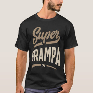 Mens Super Grampa - Father Grandpa-Geschenk T-Shirt