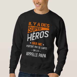 Mens Super Helden, die keine Capes auf Abruf trage Sweatshirt
