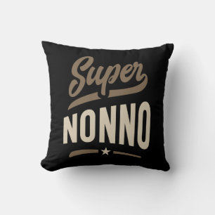Mens Super Nonno Grandpa-Geschenk Kissen
