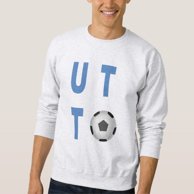 Men's Sweatshirt ash  UTAH  SPORT  (Vorderseite)