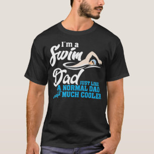 Mens Swim Vater Funny Geschenk für Schwimmer Vate T-Shirt