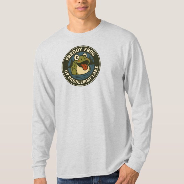 Men's T-Shirt Frog on Paddleboat Tee (Vorderseite)