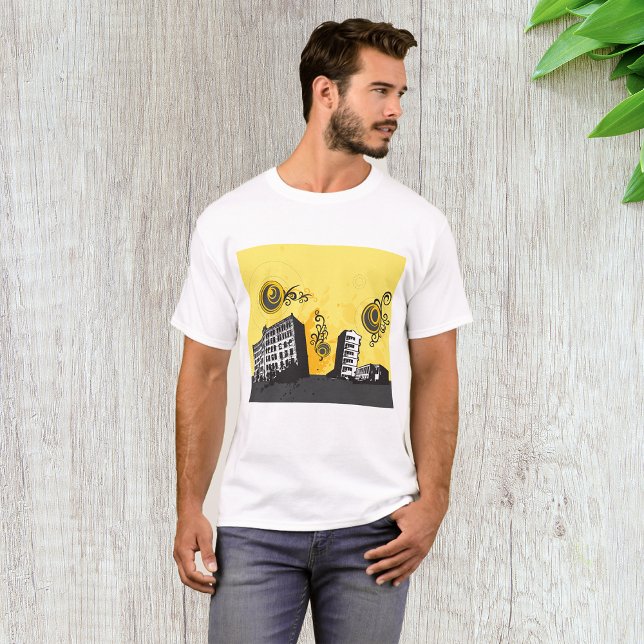 Mens-T - Shirt für urbane Szenen (Von Creator hochgeladen)