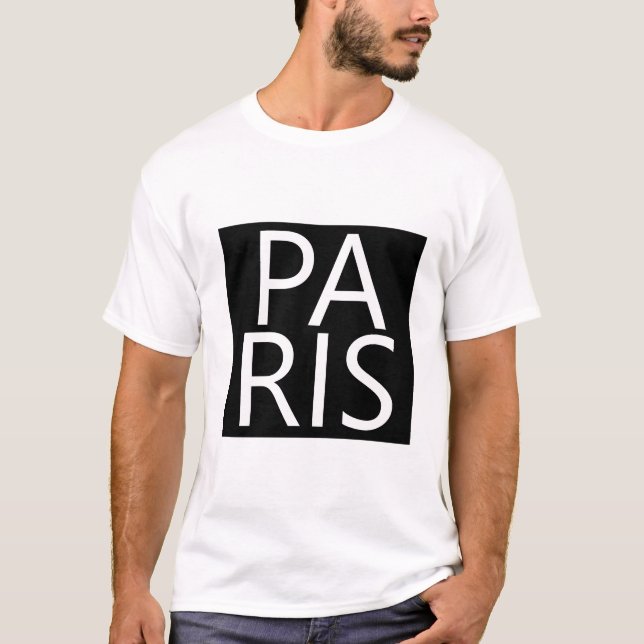 Mens-T - Shirt "Paris" (Vorderseite)