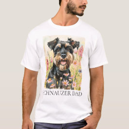Men's T - Shirt - Schnauzer Vater Shirt für Hundef