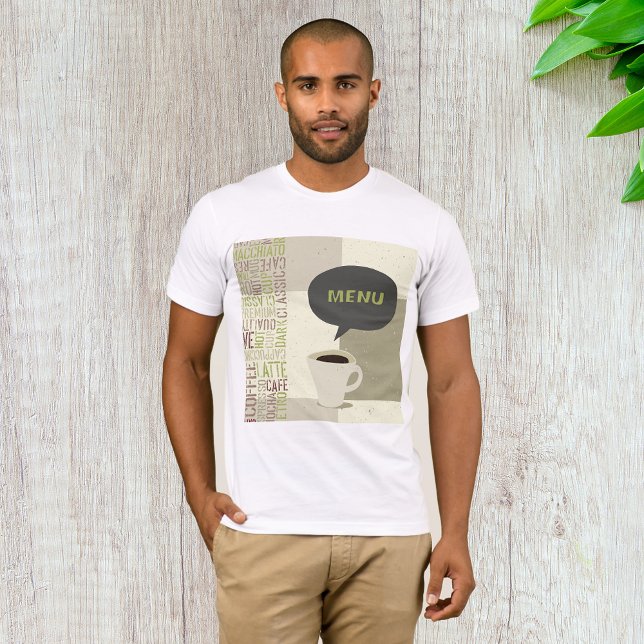 Mens T - Shirt zum Coffee House (Von Creator hochgeladen)
