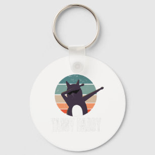 Mens Tabby Daddy T-Shirt Cat Daddy Vater Vathers Schlüsselanhänger