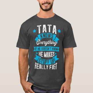 Mens Tata weiß alles, was Vater Bekleidung, lustig T-Shirt