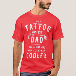 Mens Tattoo Artist Vater Funny Vater Tattooist Mac T-Shirt