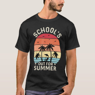 Mens Teacher Summer Kids Letzten Schultag außer F T-Shirt
