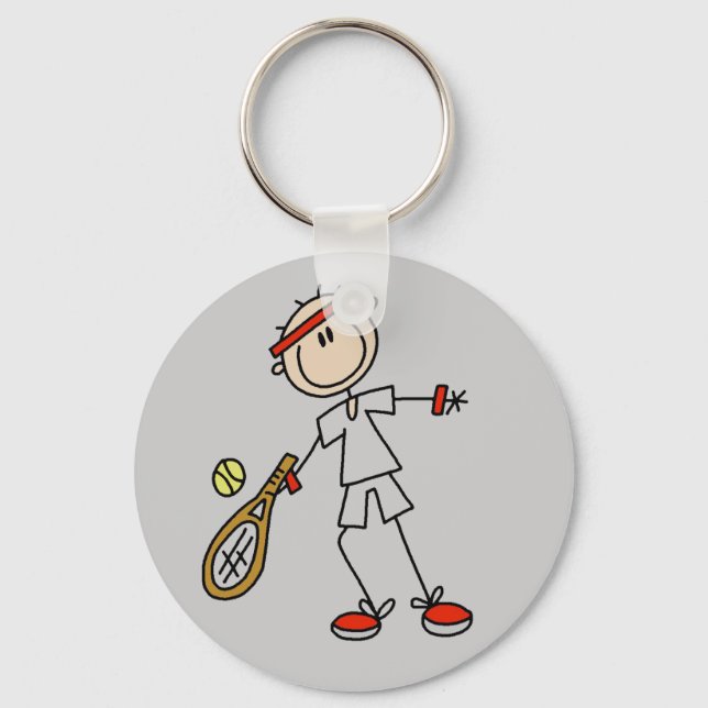Mens Tennis Schlüsselanhänger (Vorderseite)