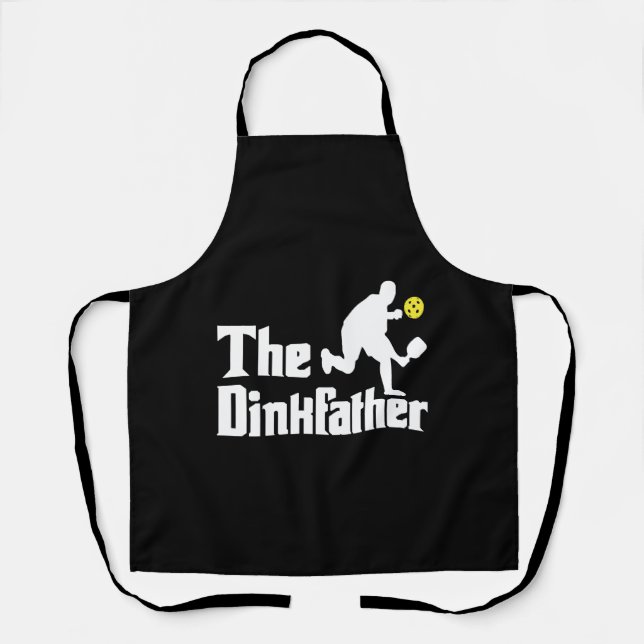 Mens The Dinkvater Funny Pickleball Player Schürze (Vorderseite)