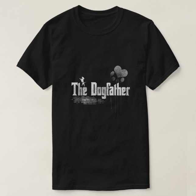 Mens The Dogvater Shirt Vater Hund (Design vorne)