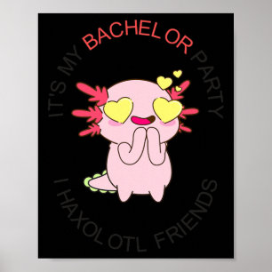 Mens the Groom Squad Bachelor Party Wedding I Haxo Poster