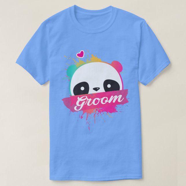 Mens THE GROOMMen Bachelor Stag Night Party70 T-Shirt (Design vorne)